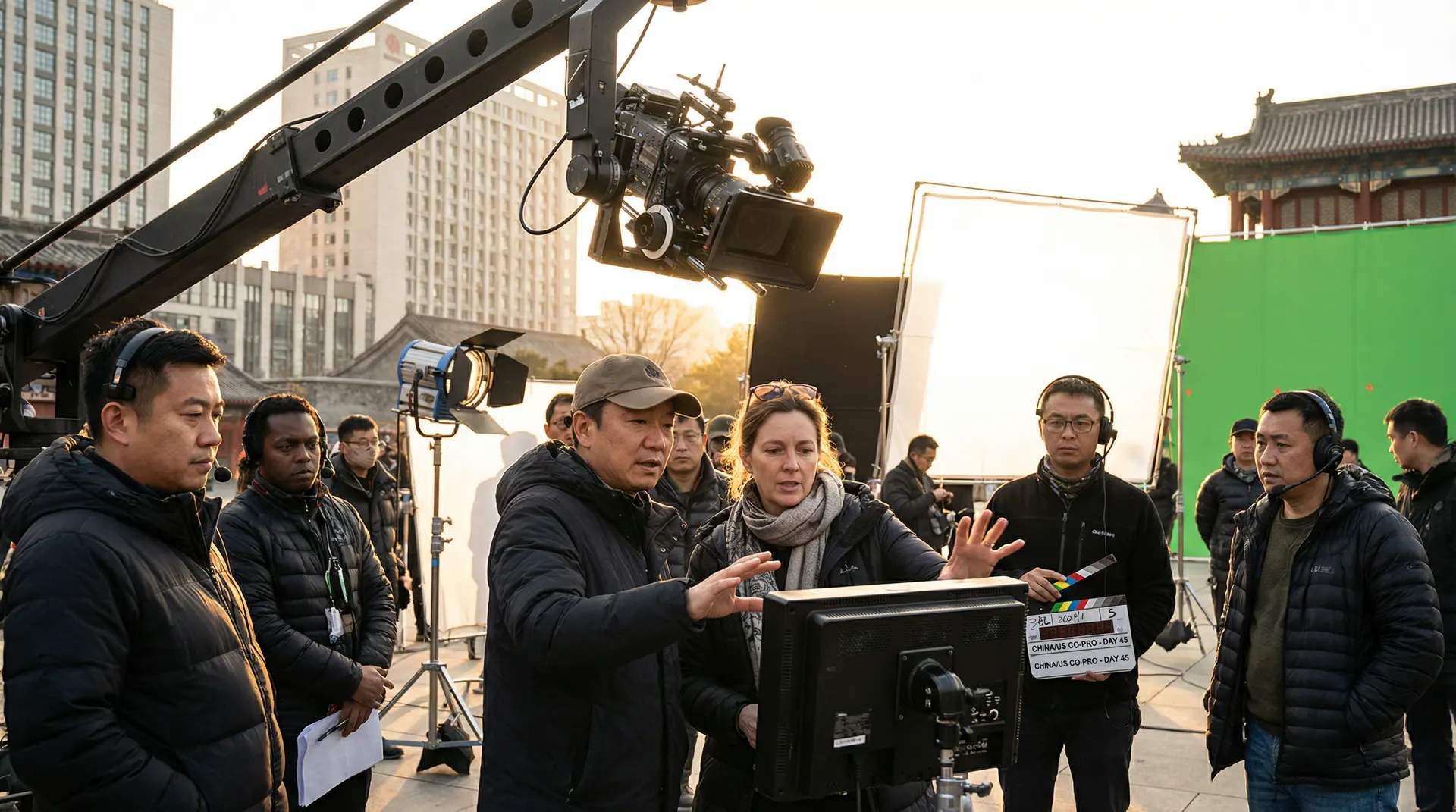 玩物社区与国际影视团队合作拍摄现场